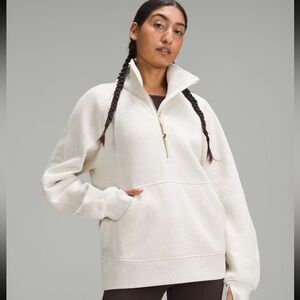 Lululemon scuba oversized funnel neck half zip long